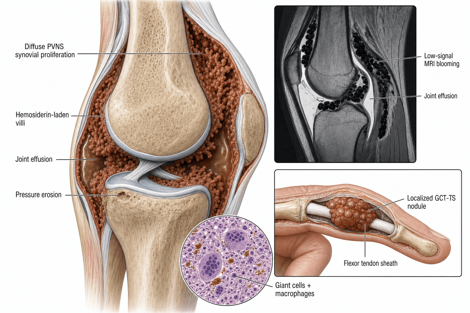 Tenosynovial Giant Cell Tumour (PVNS / GCT-TS)