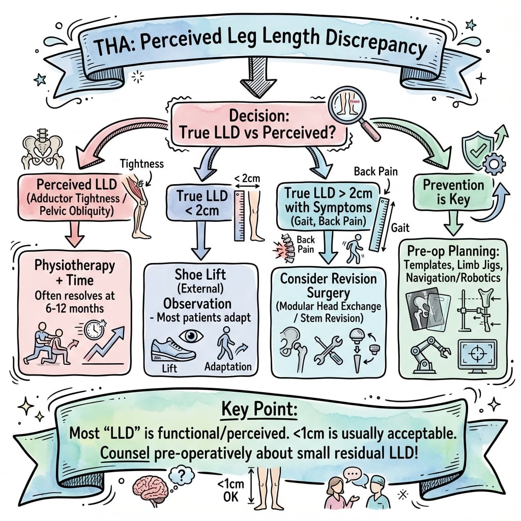 tha leg length discrepancy management algorithm