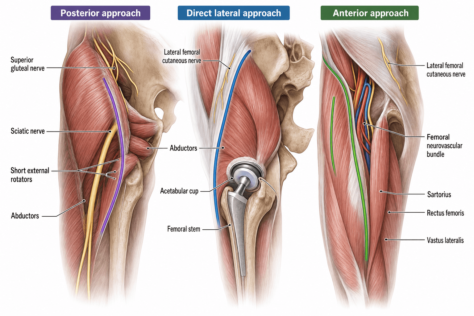 Total Hip Arthroplasty Surgical Approaches