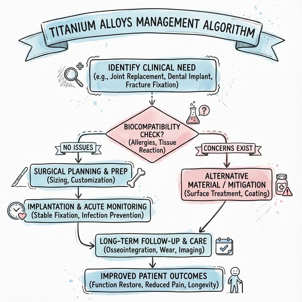 Management algorithm for Titanium Alloys