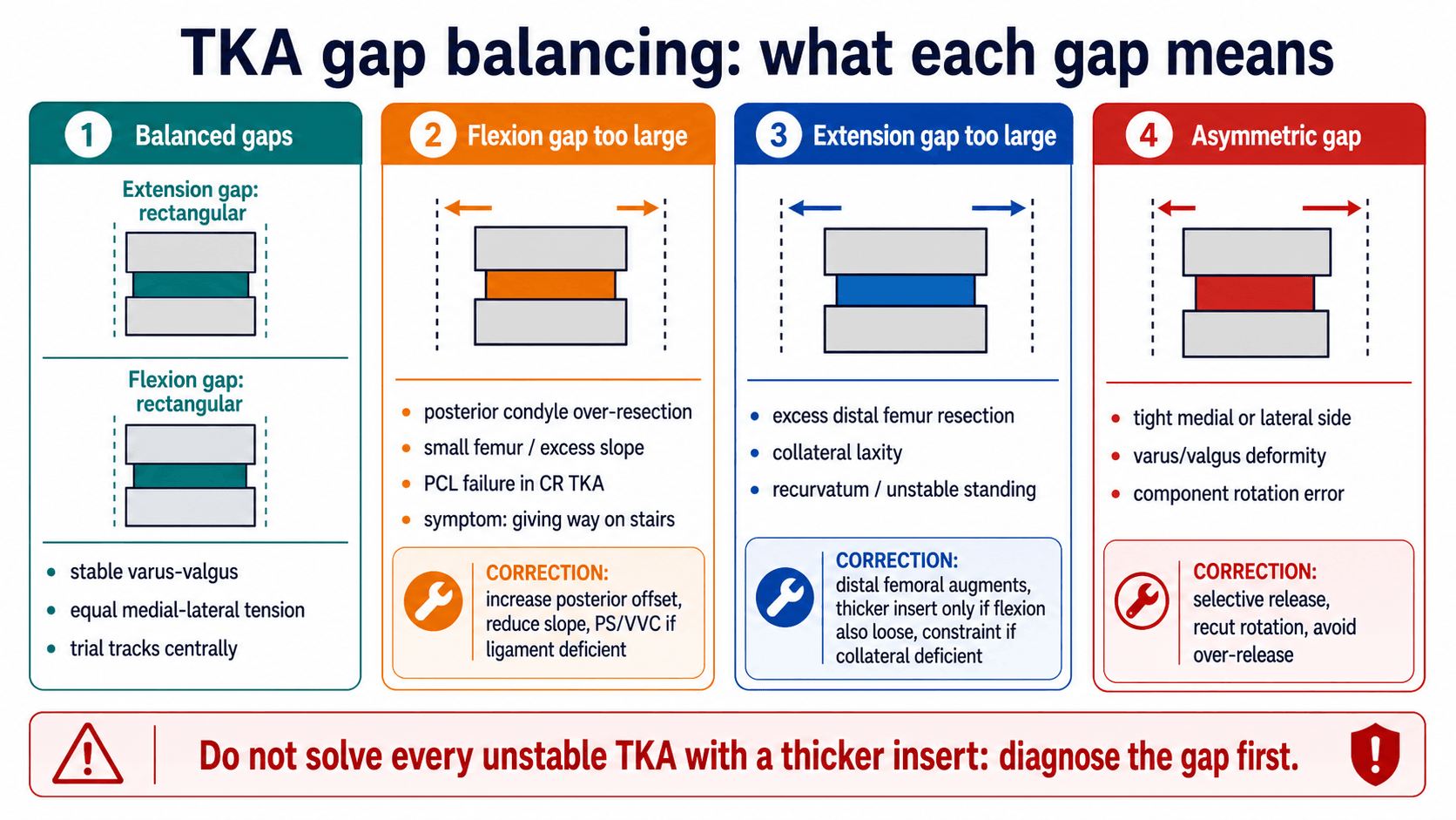 TKA gap balancing map