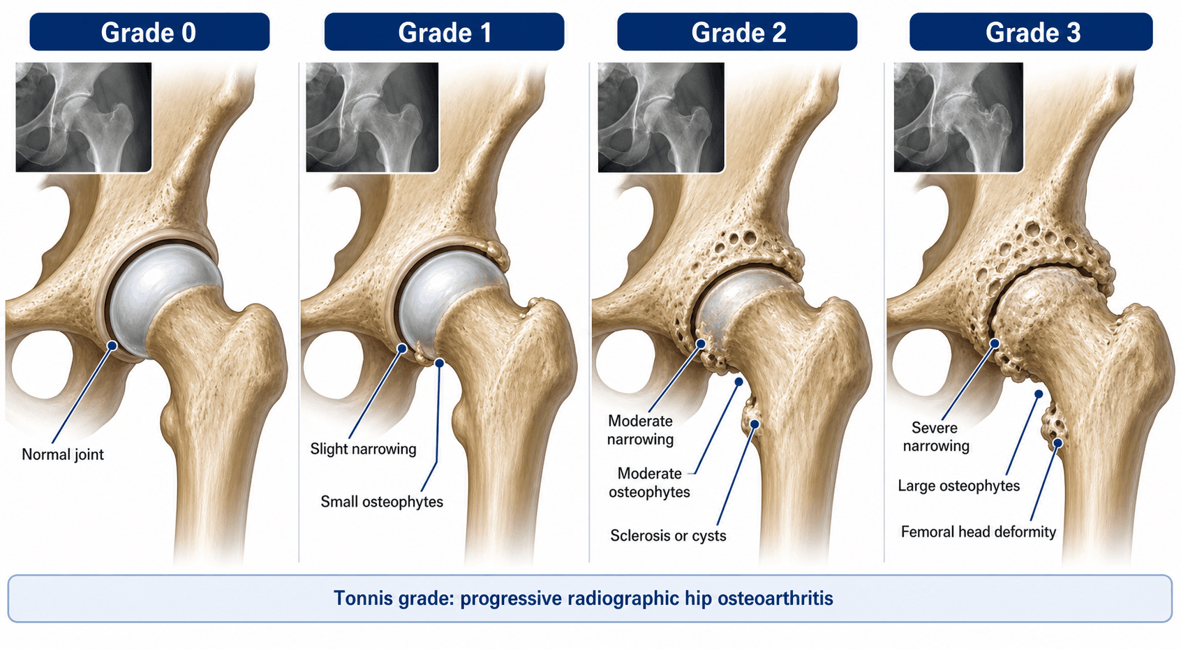 Tonnis Grade of Hip Osteoarthritis