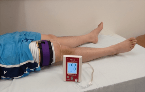 Cuff applied over a limb protection sleeve and connected to the tourniquet instrument