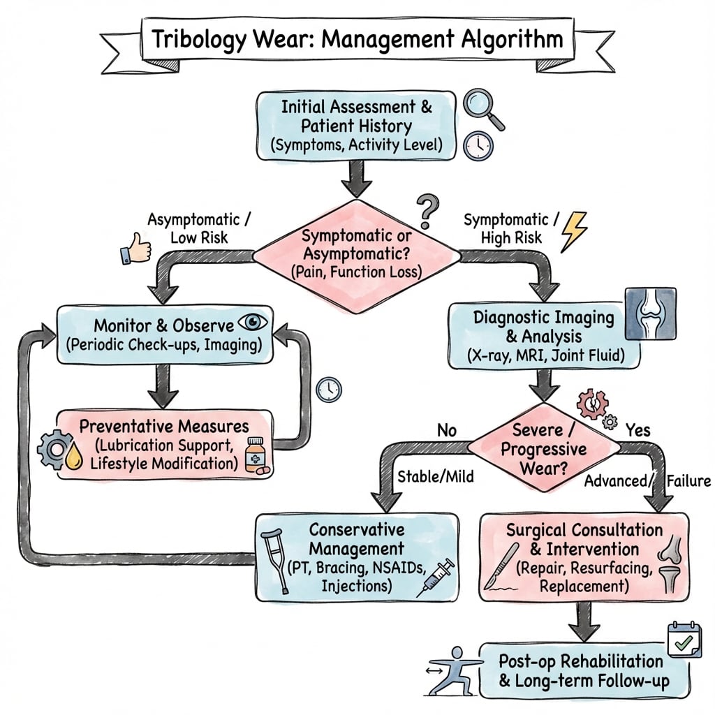 Management algorithm for Tribology Wear