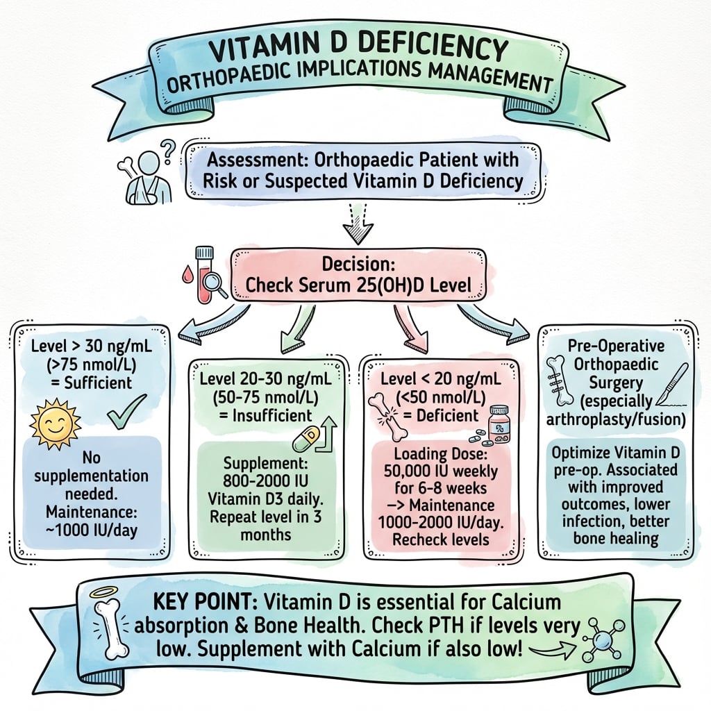 vitamin d deficiency management algorithm