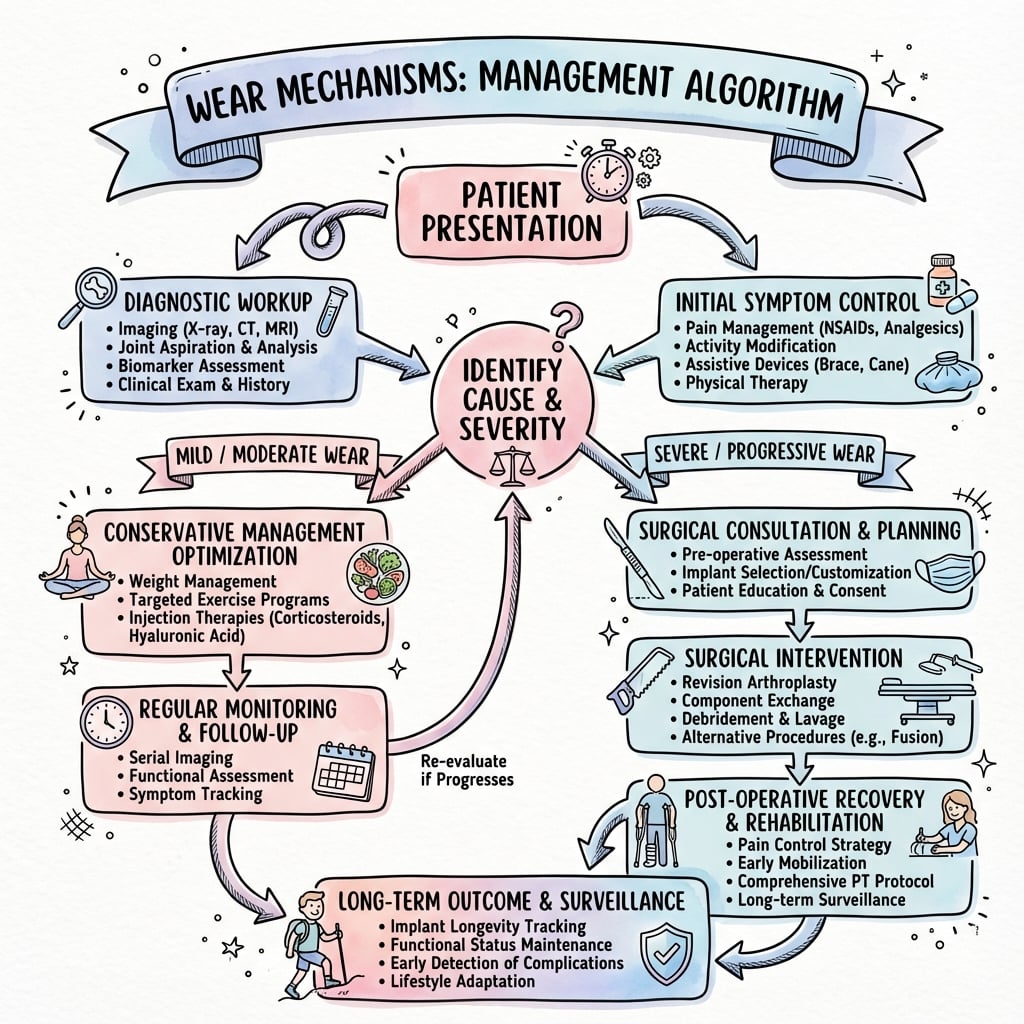 Management algorithm for Wear Mechanisms